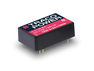 TracoPower TEN 3-2410WIN DC/DC-converter, print 24 V/DC 3.3 V/DC 750 mA 3 W Aantal uitgangen: 1 x Inhoud 1 stuk(s)
