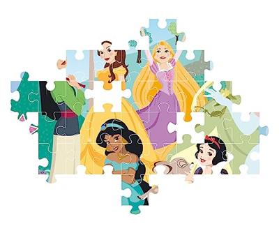 Clementoni glitter puzzel disney prinses, 104st.