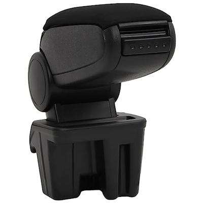 VidaXL Armsteun 15x31x(28-44) cm abs zwart