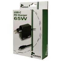 Inter-Tech PD-2065 USB-oplader 65 W Zwart Binnen - thumbnail