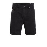 Diesel regular fit jeans short D-strukt 02 washed black - thumbnail