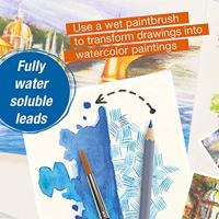 Faber Castell FC-114639 Goldfaber Aqua Aquarelpotloden 36 Stuks Pastels/Full Tones/Shaded Tones - thumbnail