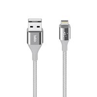 Belkin 1.2m, Lightning/USB 1.2m USB A Lightning Silver mobile phone cable - Belkin 1.2m, Lightning/USB - thumbnail