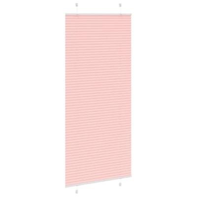 Pliss rolgordijn 90x200 cm stofbreedte 89,4 cm polyester roze