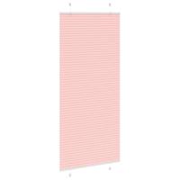 Pliss rolgordijn 90x200 cm stofbreedte 89,4 cm polyester roze - thumbnail
