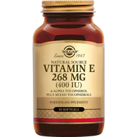 Solgar Vitamine E 268 mg/400 IU Complex Softgels - thumbnail