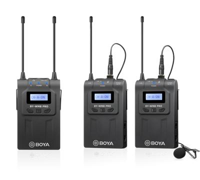 Boya uhf duo lavalier microfoon draadloos by-wm8 pro-k2 - thumbnail