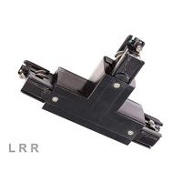 Deko Light 710032 D Line T-Verbinder rechts-rechts-links mit Wechselmechanik 230V-railsysteemcomponenten Stroomrail 3-fasig Zwart - thumbnail