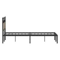 Bedframe zonder matras hout sonoma eikenkleurig 120x190 cm - thumbnail