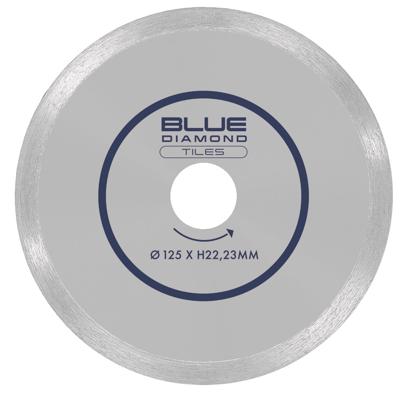 Carat CSMS1253BD Blue Diamond Diamantzaagblad voor droogzagen - 125x22,23mm - Tegels/Natuursteen - CSMS1253BD