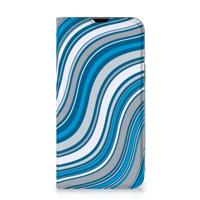 iPhone 13 | Hoesje met Magneet | Waves Blue - thumbnail