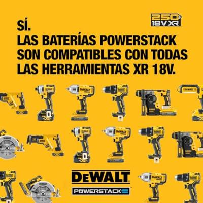 DeWalt Accessoires DCB1102E2-QW 18V XR POWERSTACK kit: DCB1102 lader | 2x Compact POWERSTACK accu - DCB1102E2-QW - thumbnail