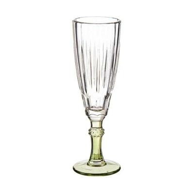 Champagneglas Vivalto PR05720ST3/BHA6 GREE Exotic Groen Kristal 170 ml (6 Stuks)