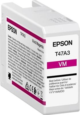 Epson Singlepack Vivid Magenta T47A3 UltraChrome Pro 10 ink 50ml