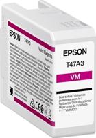 Epson Singlepack Vivid Magenta T47A3 UltraChrome Pro 10 ink 50ml - thumbnail