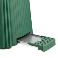 Alessi Broodrooster Plissé - 6 standen - Groen - Michele de Lucchi - MDL08 GR - thumbnail