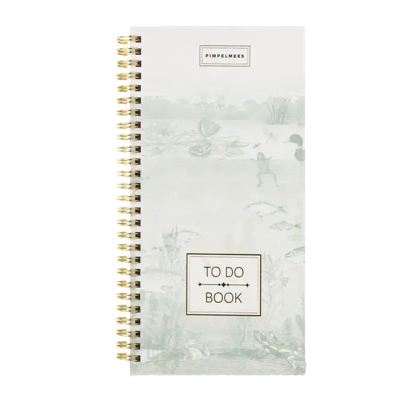 Pimpelmees To Do Boek Mono Vintage Green Pimpelmees To Do Boek Mono Vintage Green