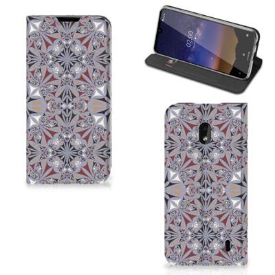 Nokia 2.2 | Standcase | Flower Tiles