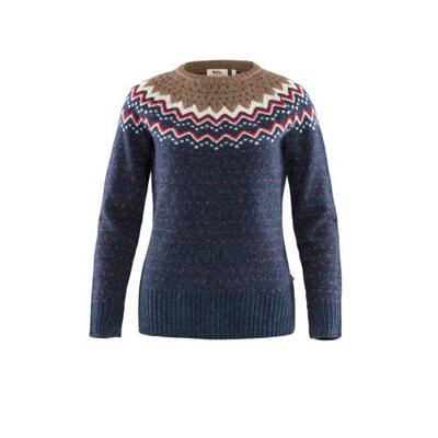 Fjällräven Damestrui Övik Knit Sweater W, blauw, Maat: XS Fjällräven Damestrui Övik Knit Sweater W, blauw, Maat: XS
