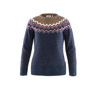 Fjällräven Damestrui Övik Knit Sweater W, blauw, Maat: XS - thumbnail