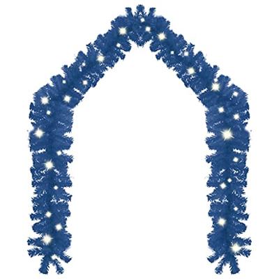 Kerstslinger met LED-lampjes 20 m blauw - thumbnail