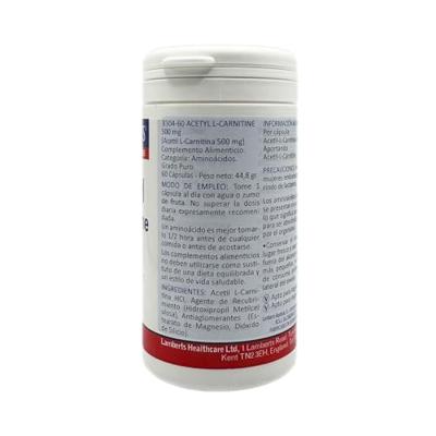 Lamberts Acetyl-L-Carnitine 500mg Capsules