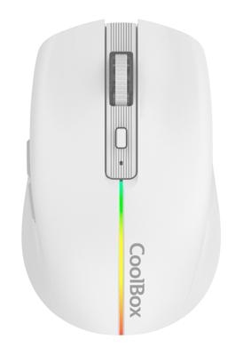 Wireless muis CoolBox W01 Wit 1600 dpi - thumbnail
