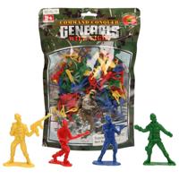 Soldaatjes Kleur in Zak 100st. - thumbnail