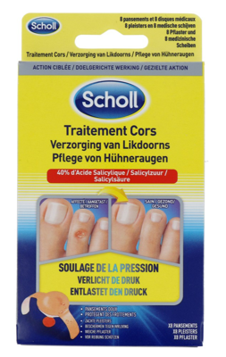Scholl Likdoorn Verwijderpleister Scholl Likdoorn Verwijderpleister