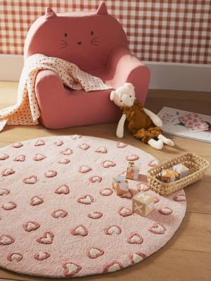 Vloerkleed met luipaardprint LOVELY LÉO rozen