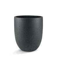 Grigio Tall Egg Pot D40xH47 Anthracite - thumbnail