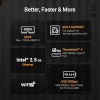 Asus TUF GAMING Z890-PRO WIFI Moederbord Socket Intel LGA 1851 Vormfactor ATX Moederbord chipset Intel® Z890 - thumbnail