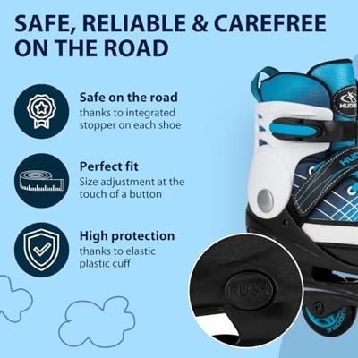 Hudora inline skeelers, maat 30-33 verstelbaar