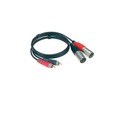 Klotz AT-CM0100 Professionele RCA-naar-XLR-kabel 1 meter Klotz AT-CM0100 Professionele RCA-naar-XLR-kabel 1 meter