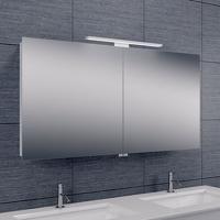 Wiesbaden Luxe spiegelkast +Led verlichting 120x60x14 cm - thumbnail