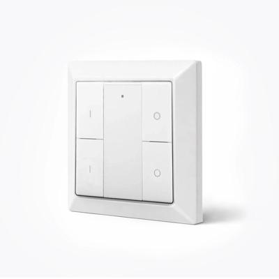 Draadloze Zigbee schakelaar van EcoDim - Geschikt voor 2 groepen - Witte kleur Draadloze Zigbee schakelaar van EcoDim - Geschikt voor 2 groepen - Witte kleur