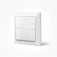 Draadloze Zigbee schakelaar van EcoDim - Geschikt voor 2 groepen - Witte kleur - thumbnail