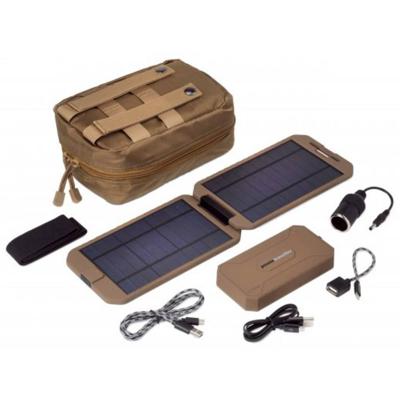 Power Traveller Powerbank Solar Extreme Tactical PTL-EXT001 TAC Powerbank op zonne-energie Laadstroom zonnecel: 1000 mA 5 W 12000 mAh Power Traveller Powerbank Solar Extreme Tactical PTL-EXT001 TAC Powerbank op zonne-energie Laadstroom zonnecel: 1000 mA 5 W 12000 mAh