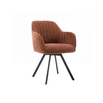 Tower Living Draaibare Eetkamerstoel 'Bruno' kleur Koper Tower Living Draaibare Eetkamerstoel 'Bruno' kleur Koper