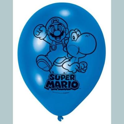 Super Mario ballonnen, 6st.