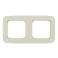 Busch Jaeger CREME 2 voudig afdekraam - 4695110 - thumbnail