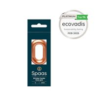 Verjaardagskaars nr 0 rosegoud Spaas - Spaas - thumbnail