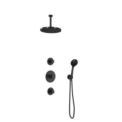 Hotbath Cobber IBS20 Regendoucheset inbouw - 15cm plafondarm - 30cm ronde hoofddouche - 3 standen handdouche - chroom IBS20CR125 Hotbath Cobber IBS20 Regendoucheset inbouw - 15cm plafondarm - 30cm ronde hoofddouche - 3 standen handdouche - chroom IBS20CR125