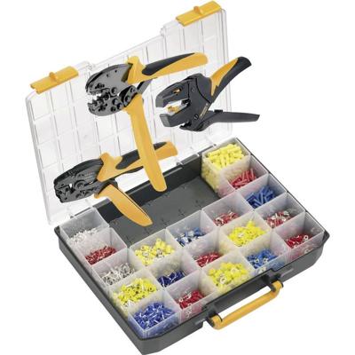 Weidmüller CRIMPSET PZ / CTI 9202610000 Krimptangset Adereindhulzen, Geïsoleerde connectoren 14 tot 60 mm² Incl. striptang, Incl. krimp-assortiment met koffer, Weidmüller CRIMPSET PZ / CTI 9202610000 Krimptangset Adereindhulzen, Geïsoleerde connectoren 14 tot 60 mm² Incl. striptang, Incl. krimp-assortiment met koffer,