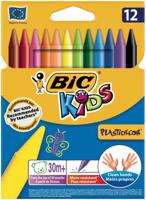 BIC kids plastidecor kleurkrijt, 12st. - thumbnail