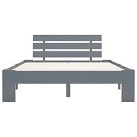 Bedframe massief grenenhout grijs 120x200 cm - thumbnail