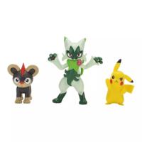 Pokemon Battle Figure Pack - Litleo, Pikachu & Floragato - thumbnail