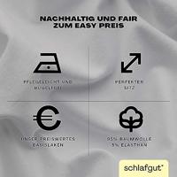 Schlafgut Schlafgut EASY Jersey Elasthan Hoeslaken M - 120x200 - 130x220 511 Grey Light - thumbnail