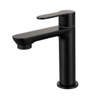 Fonteinkraan Go by van Marcke Helene Black Mat Zwart - thumbnail