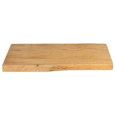 Tafelblad met natuurlijke rand 50x40x2,5 cm massief mangohout Tafelblad met natuurlijke rand 50x40x2,5 cm massief mangohout